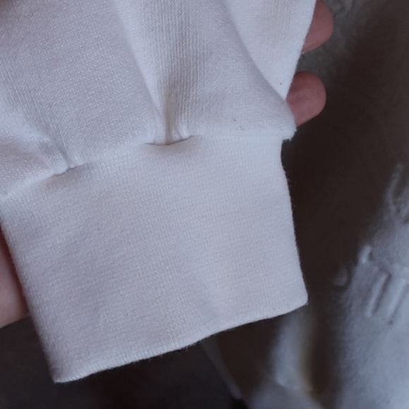 AMSTERDAM...HOLLAND Crest Cotton Blend Sweatshirt White on White NORTEX PRINT M - Picture 7 of 10